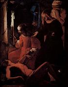 Georges de La Tour St Sebastian tended by St Irene Sweden oil painting artist